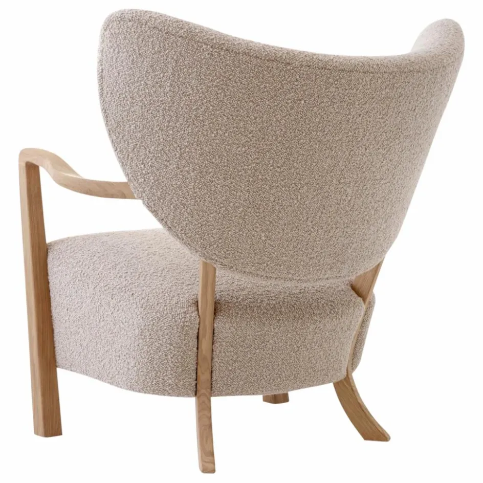 & Tradition Canapés, Fauteuils*Fauteuil Wulff ATD2, piétement en chêne |