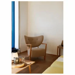 & Tradition Canapés, Fauteuils*Fauteuil Wulff ATD2, piétement en chêne |