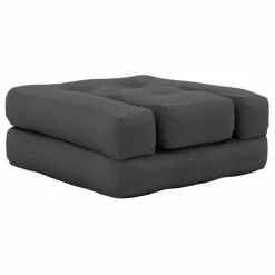 Karup Design Fauteuil-pouf Cube pour enfant | Gris foncé