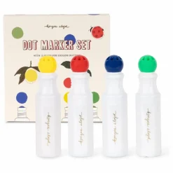 Konges Sløjd Feutres Dots - Set de 4| Loisirs Créatifs