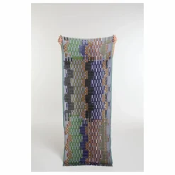 Sale Mapoésie Foulard Saccade Laine | Bleu gris