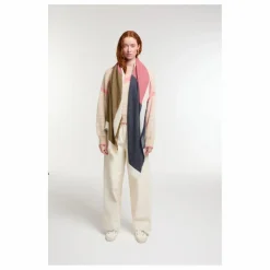 Mapoésie Foulard Suzon Laine | Bleu marine