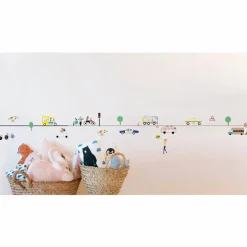 MIMI'lou Frise Traffic|Enfant Décoration Murale|Déco Murale Enfant