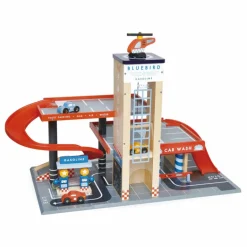 Tender Leaf Toys Garage & Station service Multicolore