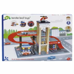 Tender Leaf Toys Garage & Station service Multicolore