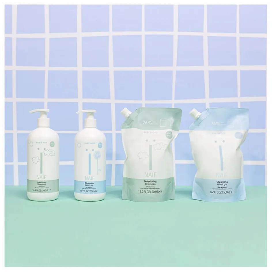 Outlet Naïf Natural Skincare Gel douche - 500 ml Non teinté