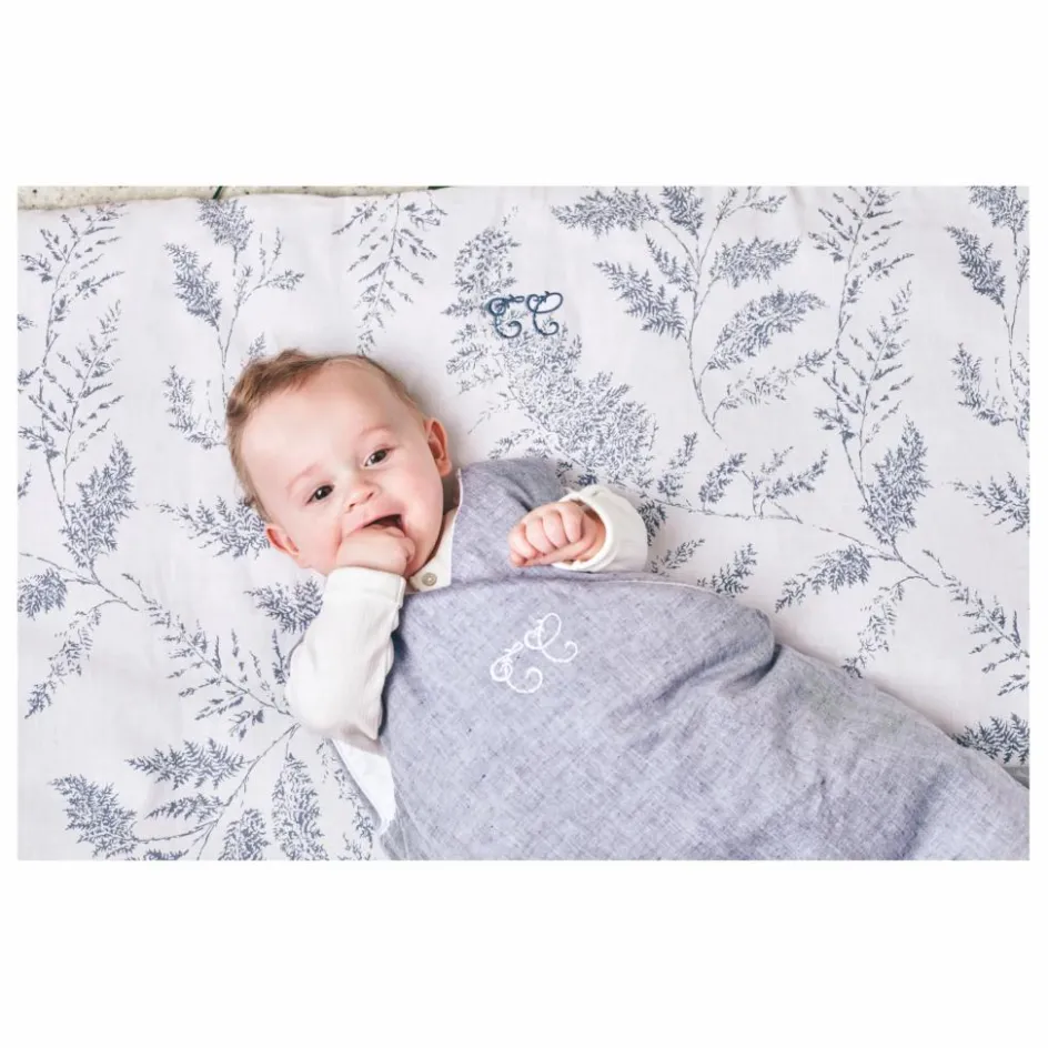 Discount Tartine et Chocolat Gigoteuse en lin et coton | Bleu marine