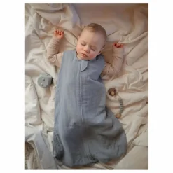 Online Mushie Gigoteuse légère en coton bio | Bleu