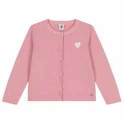 Enfant Petit Bateau Pulls, Gilets*Gilet Binette Molleton Bio |