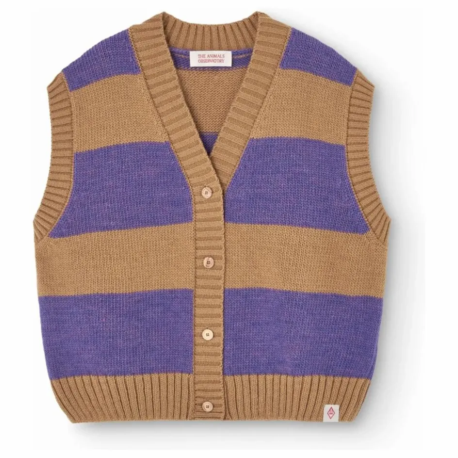 Hot Gilet Blobfish Rayé Laine | Enfant Pulls, Gilets|Pulls, Gilets
