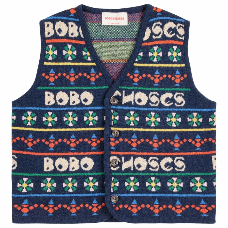Bobo Choses Gilet Bobo Laine et Cachemire ||Enfant Pulls, Gilets|Pulls, Gilets