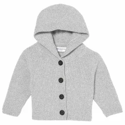 New Bompard Gilet Capuche Cachemire | Gris