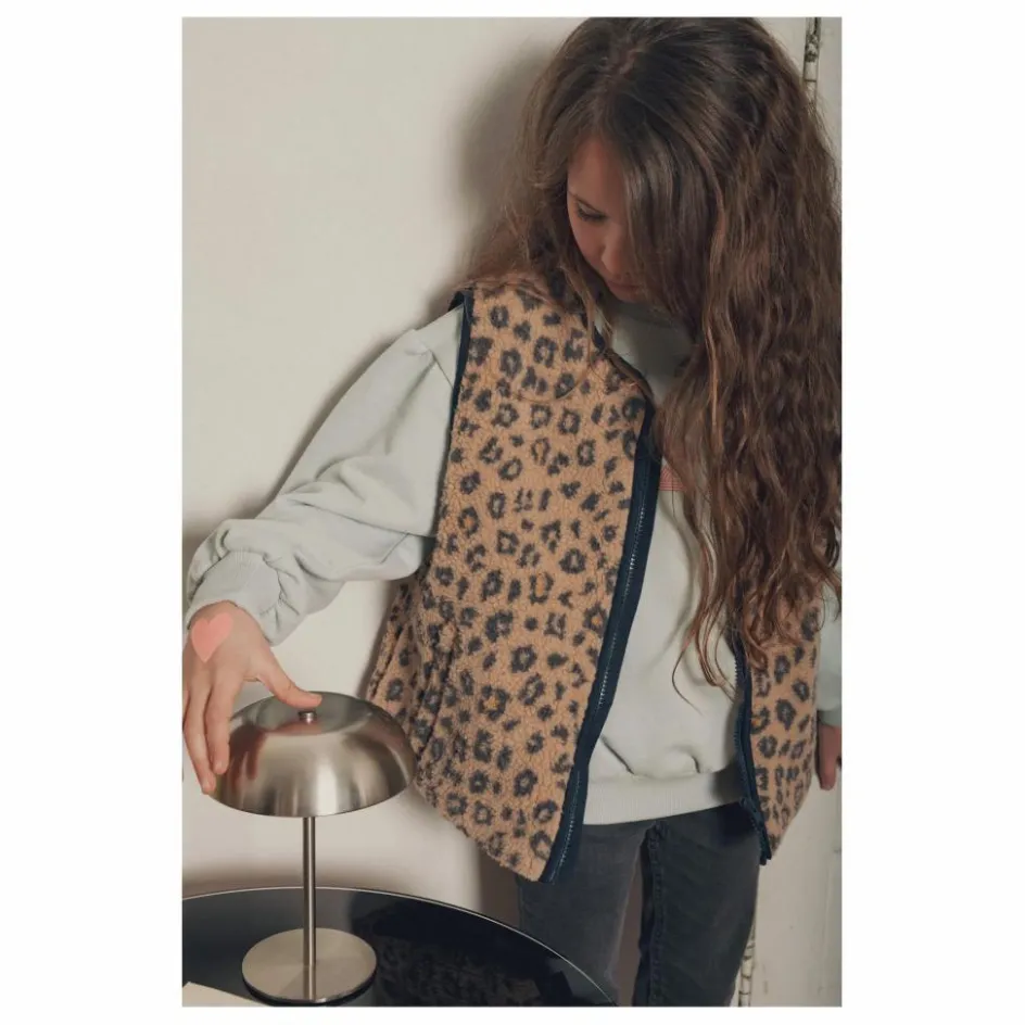 Marlot Paris Gilet Joe Léopard ||Enfant Pulls, Gilets