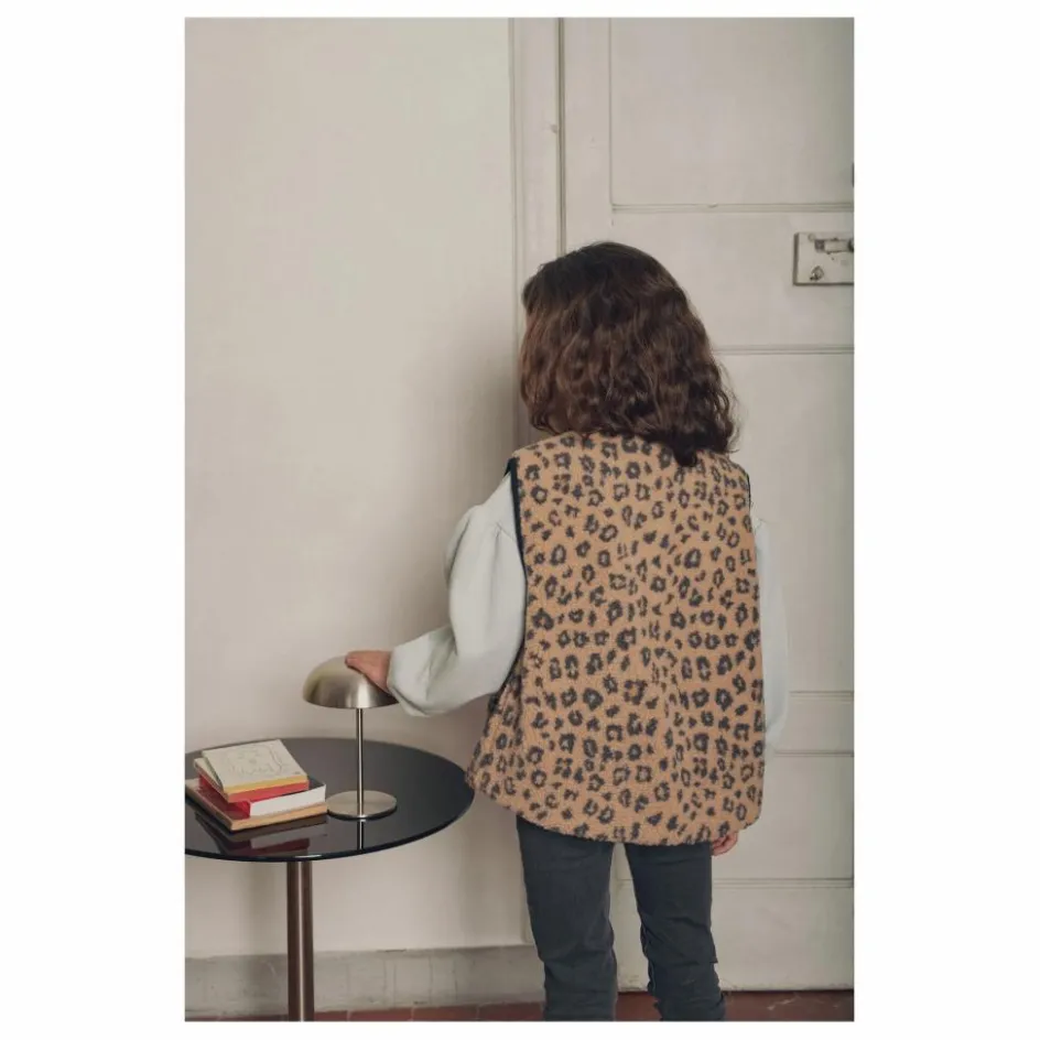 Marlot Paris Gilet Joe Léopard ||Enfant Pulls, Gilets
