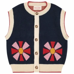 Enfant Bobo Choses Pulls, Gilets*Gilet Kaleidoscope Coton Bio |
