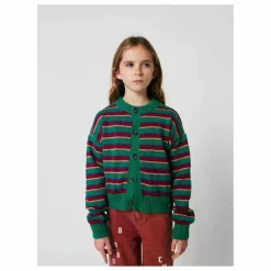 Enfant Bobo Choses Pulls, Gilets*Gilet Rayé Coton Bio |