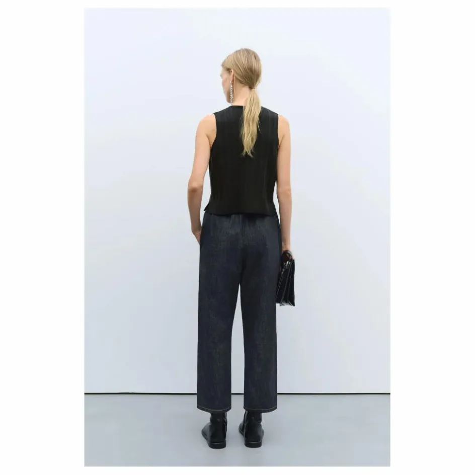 Femme Cordera Pulls, Gilets*Gilet Sans Manches Côtelé Laine Mérinos Extra Fine |