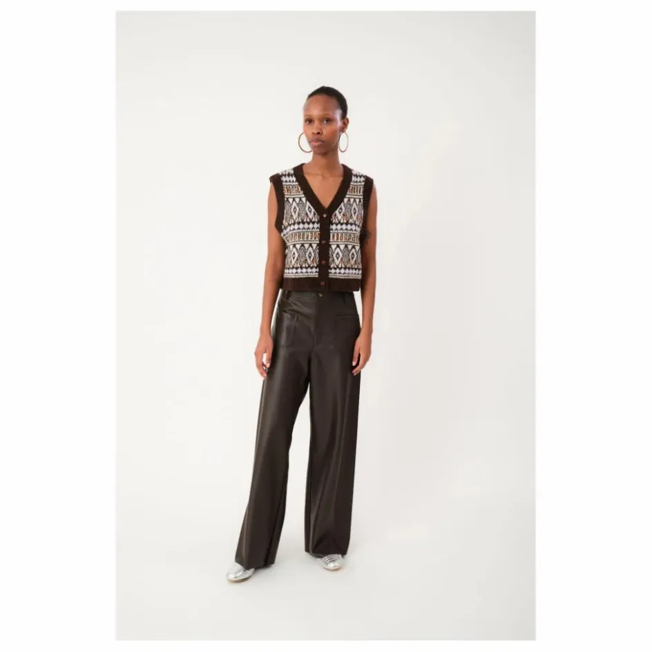 Lollys Laundry Gilet Sans Manches Francesca ||Femme Pulls, Gilets