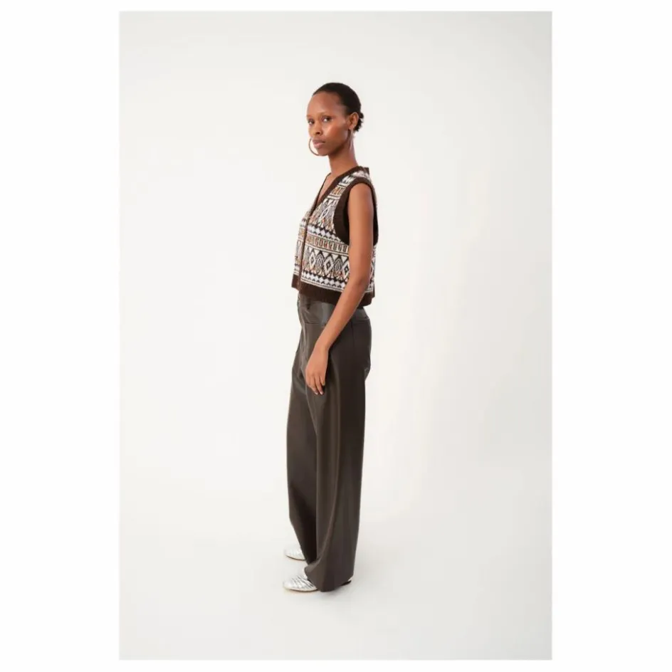 Lollys Laundry Gilet Sans Manches Francesca ||Femme Pulls, Gilets