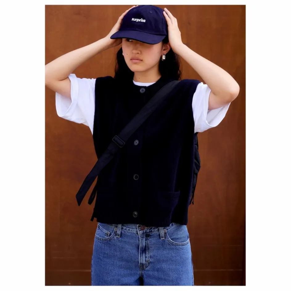 Femme Surprise Paris Pulls, Gilets*Gilet Sans Manches Margaux Laine Mérinos et Cachemire |