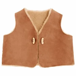 Gilet Sans Manches Reversible Peau Lainée Mérinos - Collection Bébé | Pulls, Gilets|Pulls, Gilets