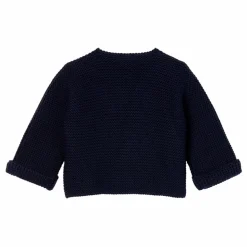 Petit Bateau Gilet Tricot Point Mousse Fabalero Coton Bio || Pulls, Gilets|Pulls, Gilets