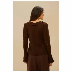 Farm Rio Gilet Volants Tricots ||Femme Pulls, Gilets