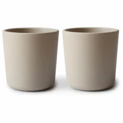 Online Mushie Gobelet - Set de 2 | Vanille