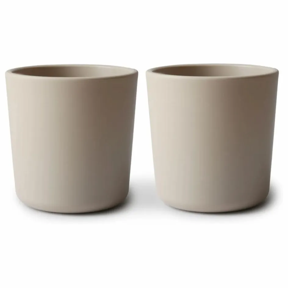 Online Mushie Gobelet - Set de 2 | Vanille