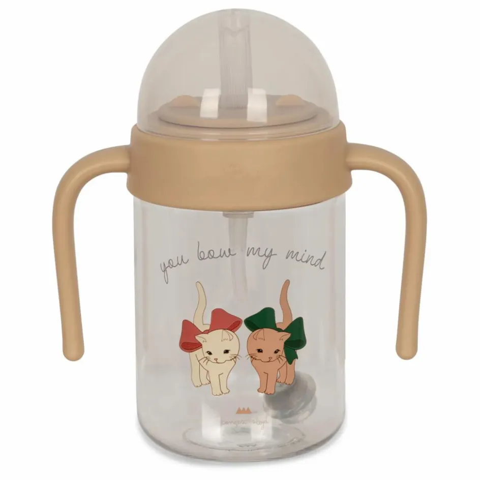 Konges Sløjd Gobelet d'apprentissage Bow Kitty || Tasses Et Gobelets D'Apprentissage|Premiers Repas