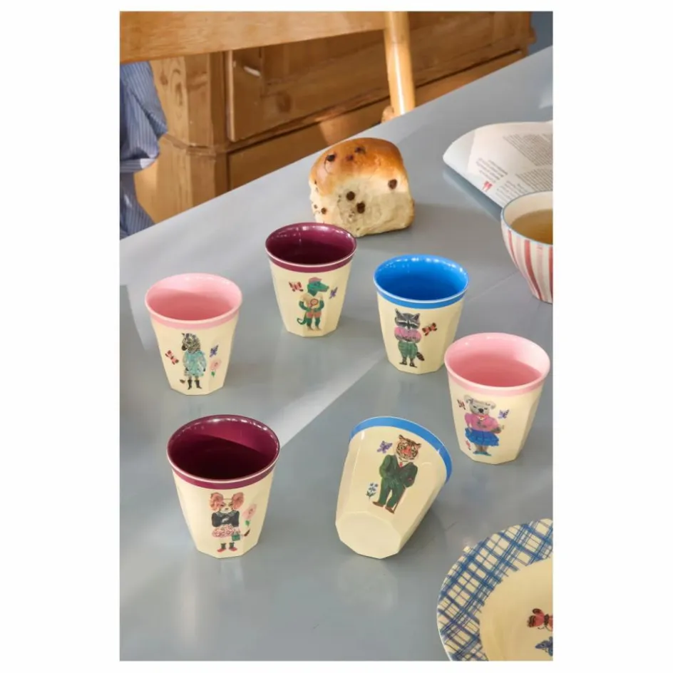 Rice Gobelets - Set de 6 - x Nathalie Lété ||Enfant Vaisselle Enfant