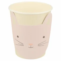 Meri Meri Gobelets Chat pastel - Set de 8|Enfant Décoration De Fête