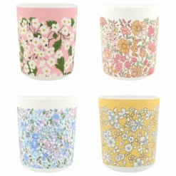 Enfant Meri Meri Vaisselle Enfant|Art De La Table*Gobelets en mélamine - x Liberty - Set de 4