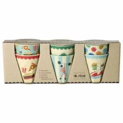 Discount Rice Gobelets Fun Fair - Set de 6 Multicolore
