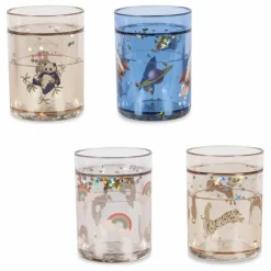 Gobelets glitter - Set de 4 | Tasses Et Gobelets D'Apprentissage|Premiers Repas