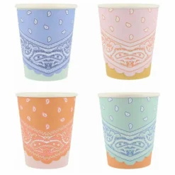 Outlet Meri Meri Gobelets Westen - Set de 8 Multicolore