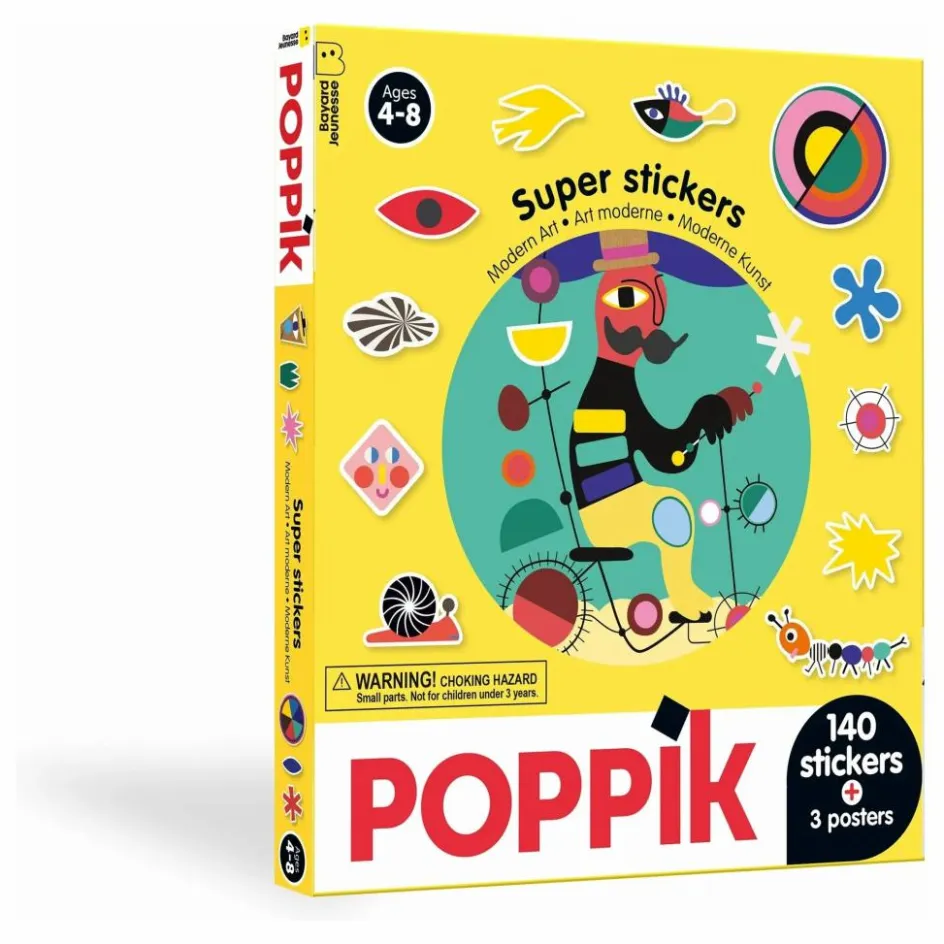 Discount Poppik Gommettes Art Moderne Multicolore