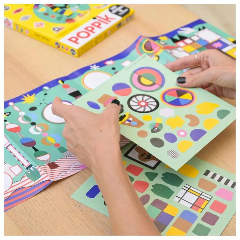 Discount Poppik Gommettes Art Moderne Multicolore