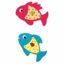 Sale Djeco Gommettes J'aime les poissons Multicolore