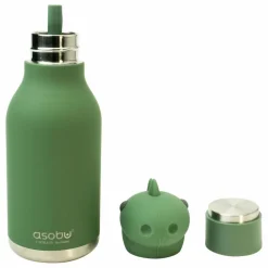 New Asobu Gourde en inox Dinosaure | Vert