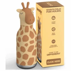 Enfant Asobu Vaisselle Enfant*Gourde en inox Girafe |