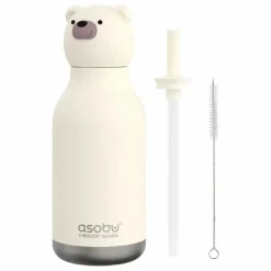 Asobu Gourde en inox Ours|Enfant Vaisselle Enfant