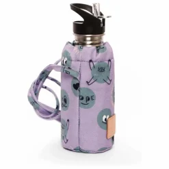 JOJO FACTORY Gourde isotherme Funny Crew | Lilas|Enfant Vaisselle Enfant