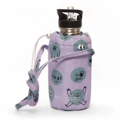 JOJO FACTORY Gourde isotherme Funny Crew | Lilas|Enfant Vaisselle Enfant
