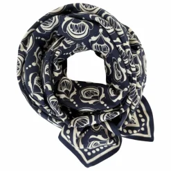 Sale Apaches Grand Foulard Latika | Bleu marine