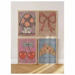 Best Studio Loco Grande affiche Bow | Ocre