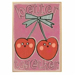 Sale Studio Loco Grande affiche Cherries | Rose