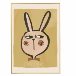 Enfant Studio Loco Décoration Murale|Déco Murale Enfant*Grande affiche Lapin Grow Slowly