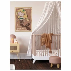 Studio Loco Grande affiche sirène x Smallable|Enfant Décoration Murale|Déco Murale Enfant