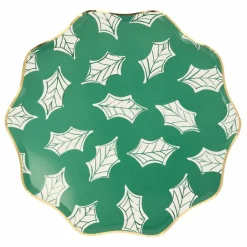 Discount Meri Meri Grandes assiettes Noël motifs Block Print - set de 8 Multicolore